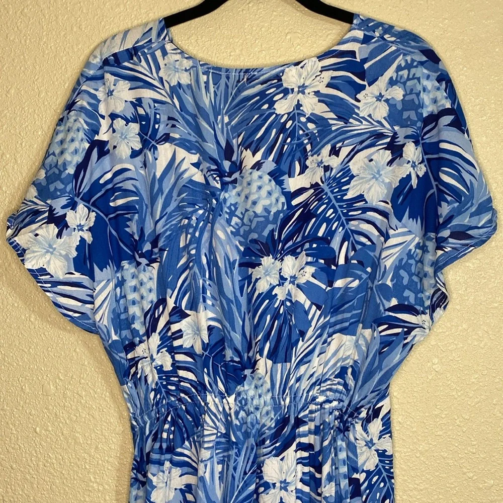 America and Beyond Blue and White Maxi Dress NWT Size M - Picture 8 of 11